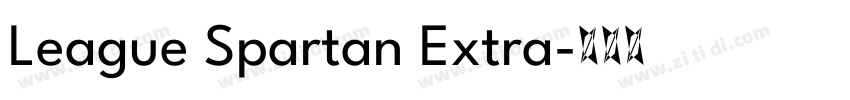 League Spartan Extra字体转换